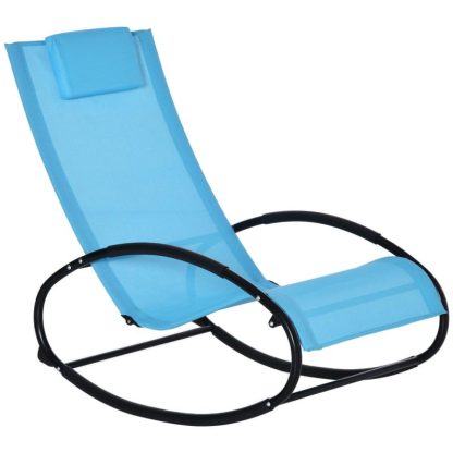 Outdoor Play |  Orbital Zero Gravity Patio Rocking Lounge Chair with Pillow Outdoor Play Outdoor Play