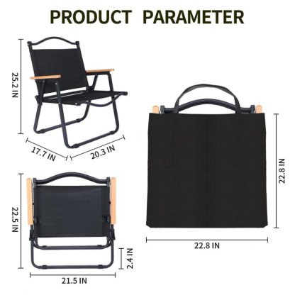 Outdoor Play |  Outdoor Folding Camping Chair With Handle and Storage Bag Outdoor Play Outdoor Play