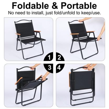 Outdoor Play |  Outdoor Folding Camping Chair With Handle and Storage Bag Outdoor Play Outdoor Play