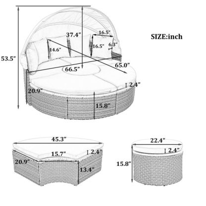 Outdoor Play |  Outdoor Patio Daybed Outdoor Play Outdoor Play