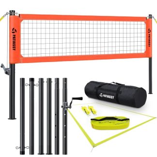 Outdoor Play |  Outdoor Portable Volleyball Net Set System for Backyard Adjustable Outdoor Play Outdoor Play