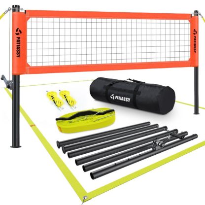 Outdoor Play |  Outdoor Portable Volleyball Net Set System for Backyard Adjustable Outdoor Play Outdoor Play