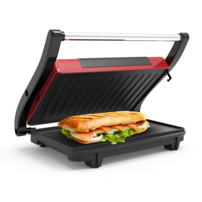 Outdoor Play |  Panini Press – Sandwich Maker with Nonstick Plates (Red) Outdoor Play Outdoor Play