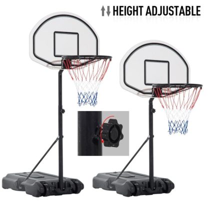 Outdoor Play |  Portable Swimming Pool Basketball Hoop, 30 Inch Backboard with a Telescoping Height & All-Weather Build Outdoor Play Outdoor Play