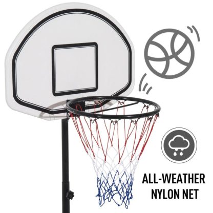 Outdoor Play |  Portable Swimming Pool Basketball Hoop, 30 Inch Backboard with a Telescoping Height & All-Weather Build Outdoor Play Outdoor Play