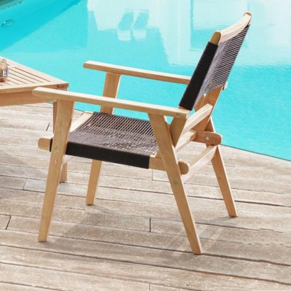 Outdoor Play |  Set of 2 Outdoor Patio Chairs with Armrests Outdoor Play Outdoor Play