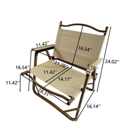 Outdoor Play |  Set of 4 Foldable and Portable Chairs with Armrests Outdoor Play Outdoor Play