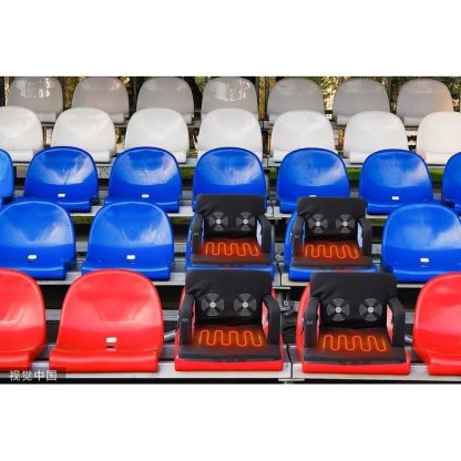 Outdoor Play |  Stadium Seat, Heated Stadium Seat with Massage Function Reclining Bleacher Seat Equipped with a 12V 10000mAh Battery Included Outdoor Play Outdoor Play