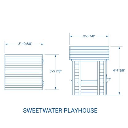 Outdoor Play |  Sweetwater Wooden Playhouse Outdoor Play Outdoor Play