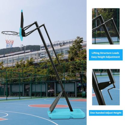 Outdoor Play |  Use For Outdoor Height Adjustable 7.5 To 10Ft Basketball Hoop 44 Inch Backboard Outdoor Play Outdoor Play