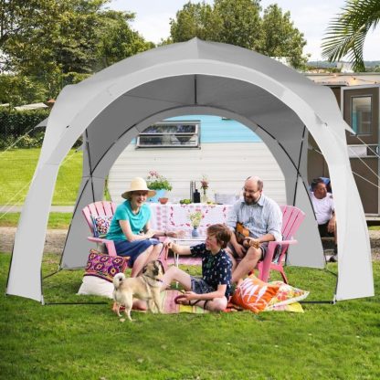 Outdoor Playhouses |  11 x 11 Feet Patio Sun Shade Shelter Canopy Tent Portable UPF 50+ Outdoor Beach Outdoor Playhouses Outdoor Playhouses