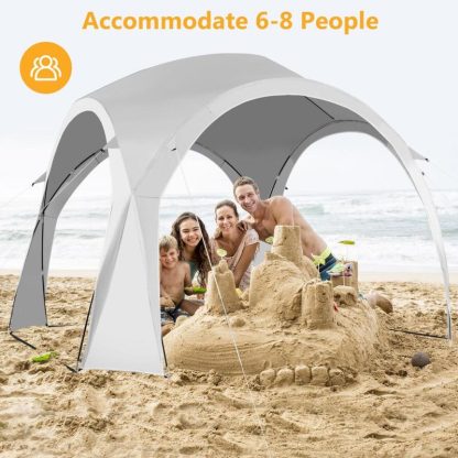 Outdoor Playhouses |  11 x 11 Feet Patio Sun Shade Shelter Canopy Tent Portable UPF 50+ Outdoor Beach Outdoor Playhouses Outdoor Playhouses