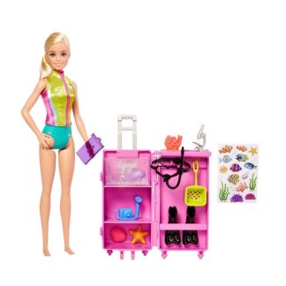 Outdoor Playhouses |  Barbie Marine Biologist Doll and Playset, Light Skin Tone Outdoor Playhouses Outdoor Playhouses