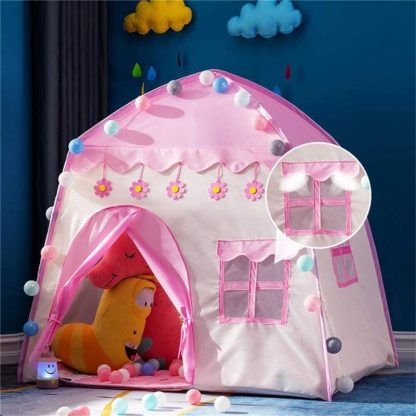 Outdoor Playhouses |  Kids Play Tent Princess Playhouse Pink Castle Play Tent Outdoor Playhouses Outdoor Playhouses