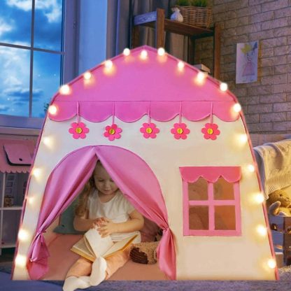 Outdoor Playhouses |  Princess Castle Play Tent for Kids Play Tent Indoor Use, Princess Girl Tent Outdoor Playhouses Outdoor Playhouses