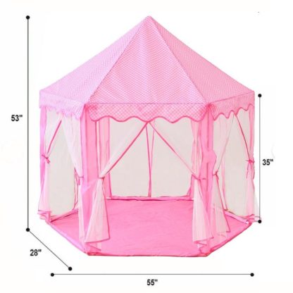 Outdoor Playhouses |  Princess Castle Play Tent with LED star lights Outdoor Playhouses Outdoor Playhouses