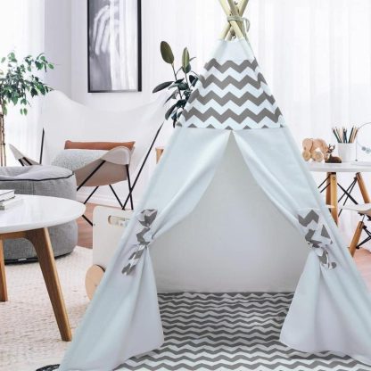 Outdoor Playhouses |  Teepee Tent for Kids with Floor & Carry Case Outdoor Playhouses Outdoor Playhouses