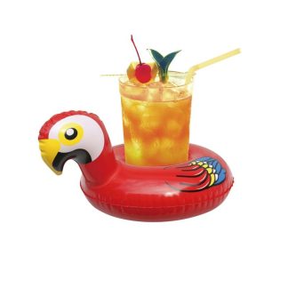 Swimming Pools |  10″ Inflatable Parrot Swimming Pool Floating Drink Holder Sports & Fitness Swimming Pools