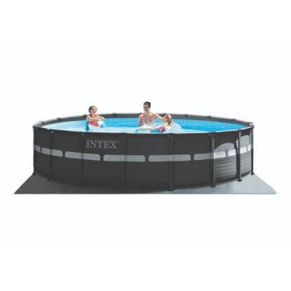 Swimming Pools |  18′ X 52″ Ultra Xtr Frame Pool Set Sports & Fitness Black