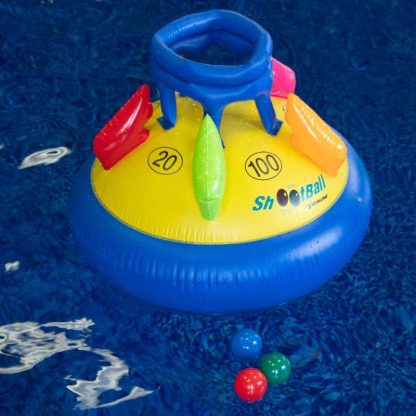 Swimming Pools |  28″ Inflatable Multi-Port Shoot Point Ball Floating Pool Game Sports & Fitness Swimming Pools