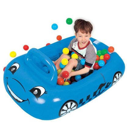 Swimming Pools |  46″ Blue Car Kiddie Pool Ball Pit Sports & Fitness Blue