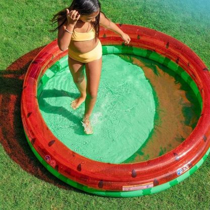 Swimming Pools |  66-Inch Round Inflatable Outdoor Children’s Swimming and Wading Watermelon Pool for Ages 2 and Up Sports & Fitness Swimming Pools