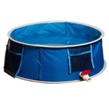 Swimming Pools |  Chester & Beau: 2-in-1 Pop Up 48 x 16.9″ Pet Pool & Bath (Dogs), Large Sports & Fitness Blue