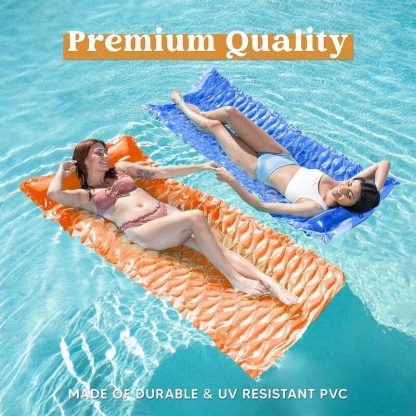 Swimming Pools |  Inflatable Adult Pool Float Raft, Pool Float Mat with Headrest, 2-Piece Sports & Fitness Swimming Pools