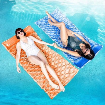 Swimming Pools |  Inflatable Adult Pool Float Raft, Pool Float Mat with Headrest, 2-Piece Sports & Fitness Swimming Pools