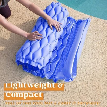 Swimming Pools |  Inflatable Adult Pool Float Raft, Pool Float Mat with Headrest, 2-Piece Sports & Fitness Swimming Pools