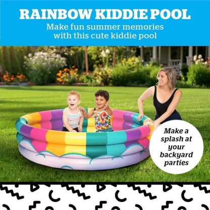 Swimming Pools |  Inflatable Children’s Pool, Small Swimming and Splash Pool 5 feet wide Sports & Fitness Swimming Pools