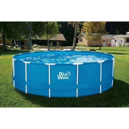 Swimming Pools |  Laguna Round Frame Above Ground Swimming Pool Package Sports & Fitness Swimming Pools