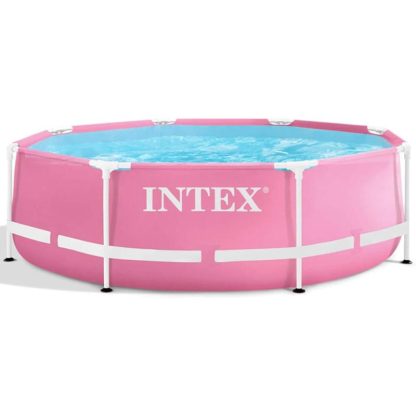 Swimming Pools |  Metal Frame 8′ x 30″ Above Ground Swimming Pool in Pink Sports & Fitness Pink