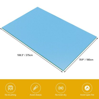 Swimming Pools |  Moasis 9′ X 6′ Inflatable Rafts Water Mat – Floating Island Lily Pad XPE Foam Construction – 108″L x 70″W x 1.47″H Sports & Fitness Swimming Pools