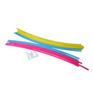 Swimming Pools |  Set of 4 Pink Yellow and Blue Underwater Slalom Hoops for Swimming Pools 30″ Sports & Fitness Swimming Pools