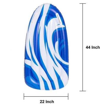 Swimming Pools |  Syncfun 2 Pack Inflatable Body Boards for Water Slides, Blue and Purple – 3 x 9 x 10 Sports & Fitness Multi