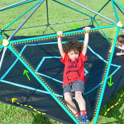 Swing Sets |  12ft Geometric Dome Climber Play Center Sports & Fitness Swing Sets