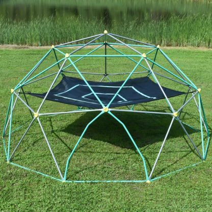 Swing Sets |  13ft Geometric Dome Climber Play Center with Rust & Uv Resistant, Supporting 1000lbs, Kids Jungle Gym Playground Indoor/Outdoor Sports & Fitness Swing Sets