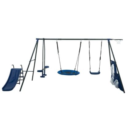 Swing Sets |  152.49 in. W Six Function Swing Set 440lbs for age 3 Sports & Fitness Swing Sets