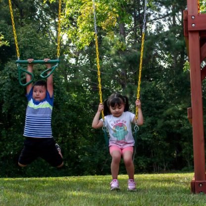 Swing Sets |  17-inch Trapeze Bar with Rings Sports & Fitness Swing Sets