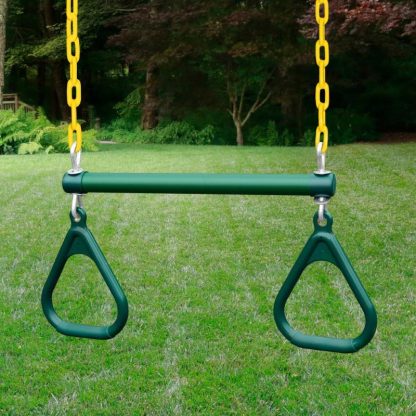 Swing Sets |  17-inch Trapeze Bar with Rings Sports & Fitness Swing Sets