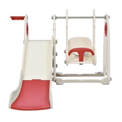 Swing Sets |  4 in 1 Toddler Slide and Swing Set Sports & Fitness Swing Sets