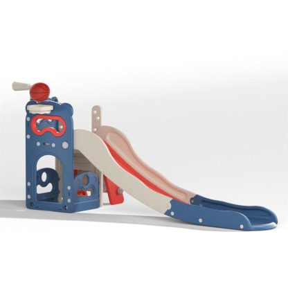 Swing Sets |  5 In 1 Kids Slide and Climber Playset Sports & Fitness Swing Sets