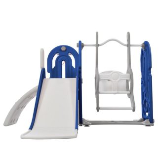 Swing Sets |  5 In 1 Toddler Swing And Slide Set Kids Climber Slide Playset Sports & Fitness Swing Sets