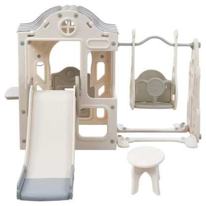 Swing Sets |  6 in 1 Toddler Slide and Swing Set Sports & Fitness Swing Sets