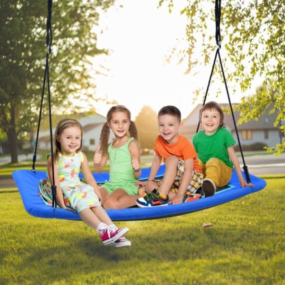 Swing Sets |  700lb Giant 60″ Skycurve Platform Tree Swing for Kids and Adults Wear- Resistant with 2 Hanging Straps Sports & Fitness Swing Sets