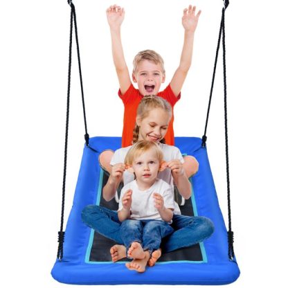 Swing Sets |  700lb Giant 60″ Skycurve Platform Tree Swing for Kids and Adults Wear- Resistant with 2 Hanging Straps Sports & Fitness Swing Sets