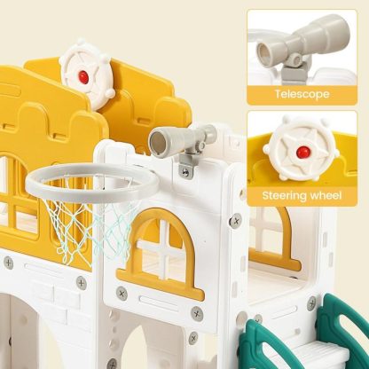 Swing Sets |  8 in 1 Toddler Slide Indoor Slide Toddler Playset for Toddlers 1-3 Sports & Fitness Swing Sets