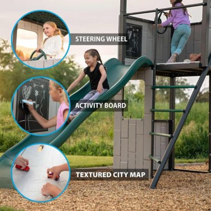 Swing Sets |  Adventure Clubhouse Sports & Fitness Brown-Green