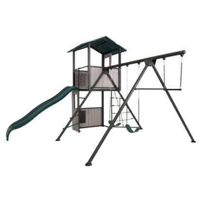 Swing Sets |  Adventure Clubhouse Sports & Fitness Brown-Green